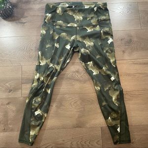 All in motions leggings plus size XXL, color green